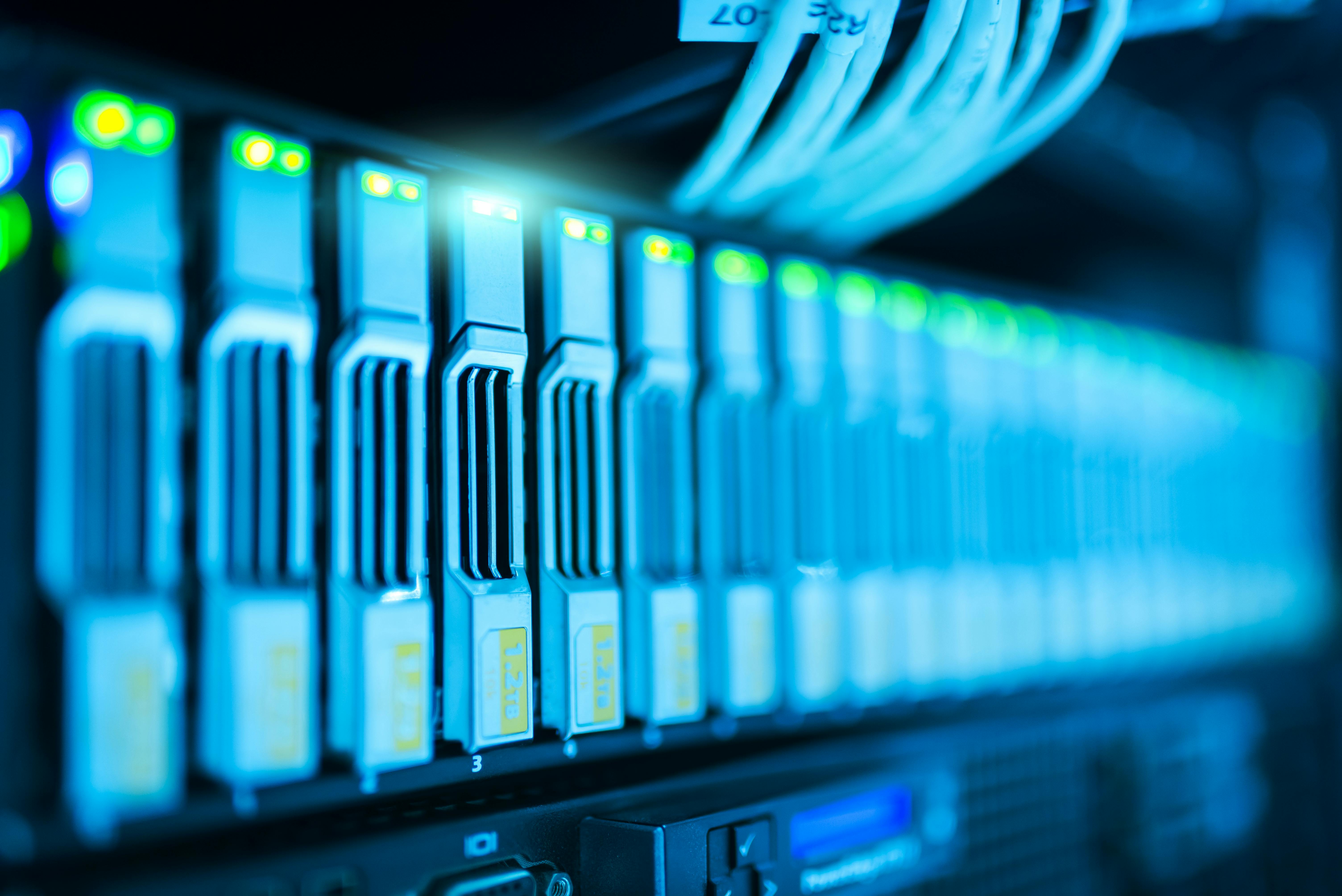 Modern data center managed by Shabby support engineers